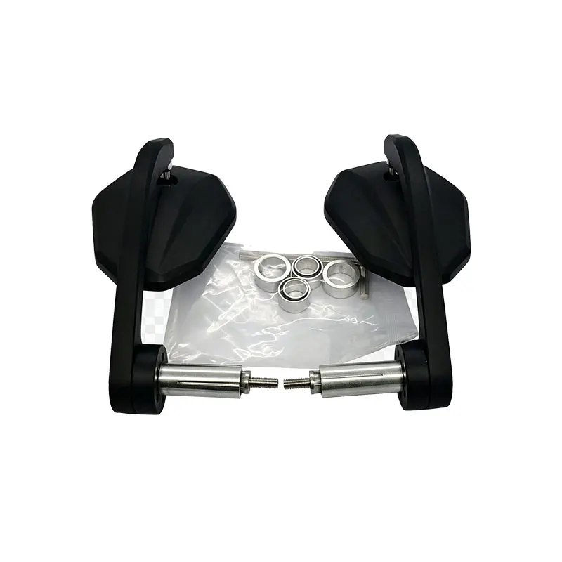 2 Stück CNC-Aluminium-Motorradspiegel, Rückspiegel für Lenkerende, 7/8" 22mm, Seitenspiegel, Motorradteile – Detail 5