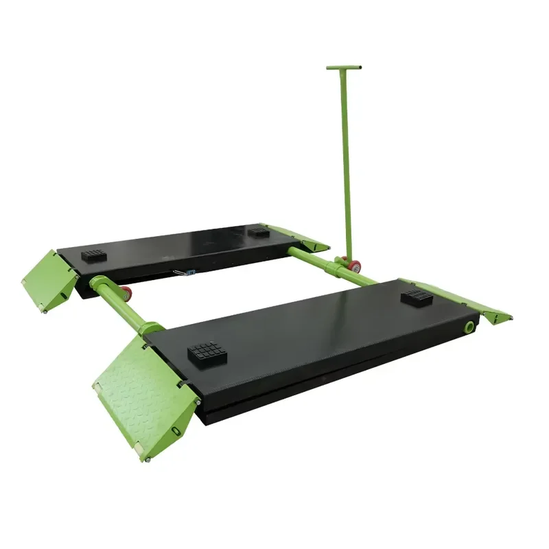 Mobile Scissor Lift Mid Rise 3 Ton Movable with Lever Quick Jack Hydraulic Car Scissor Lifter