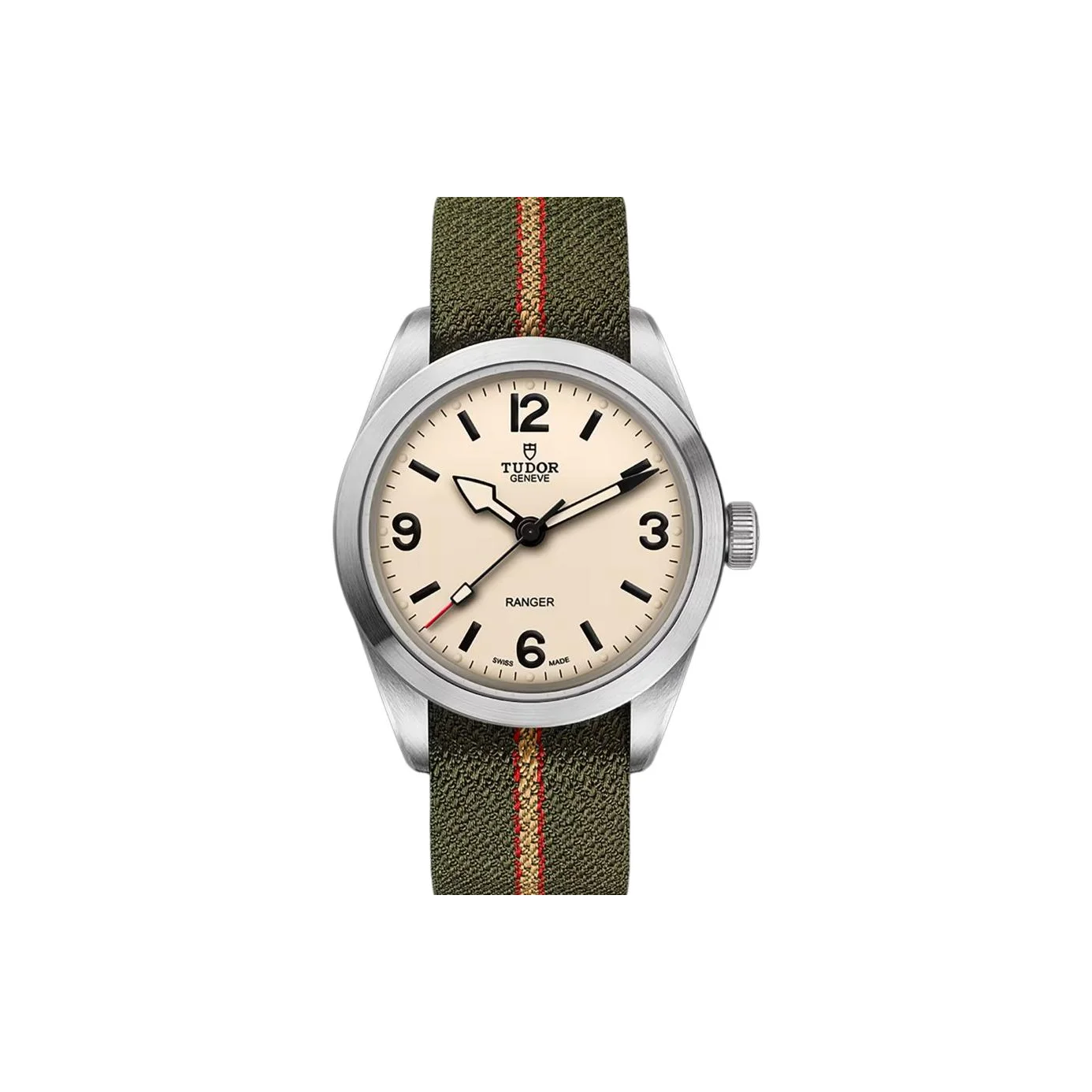 TUDOR Rogue Like Collection Manual Mechanical Movement 100m Waterproof Men's Watches Watch 39mm Beige Watch Dial M79950-0011