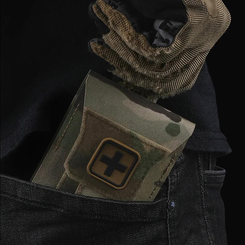 First Aid Pouch Quick Release EMS EMT Pouch, Outdoor Combat Molle Hunting Accessories EDC Pouch Bag