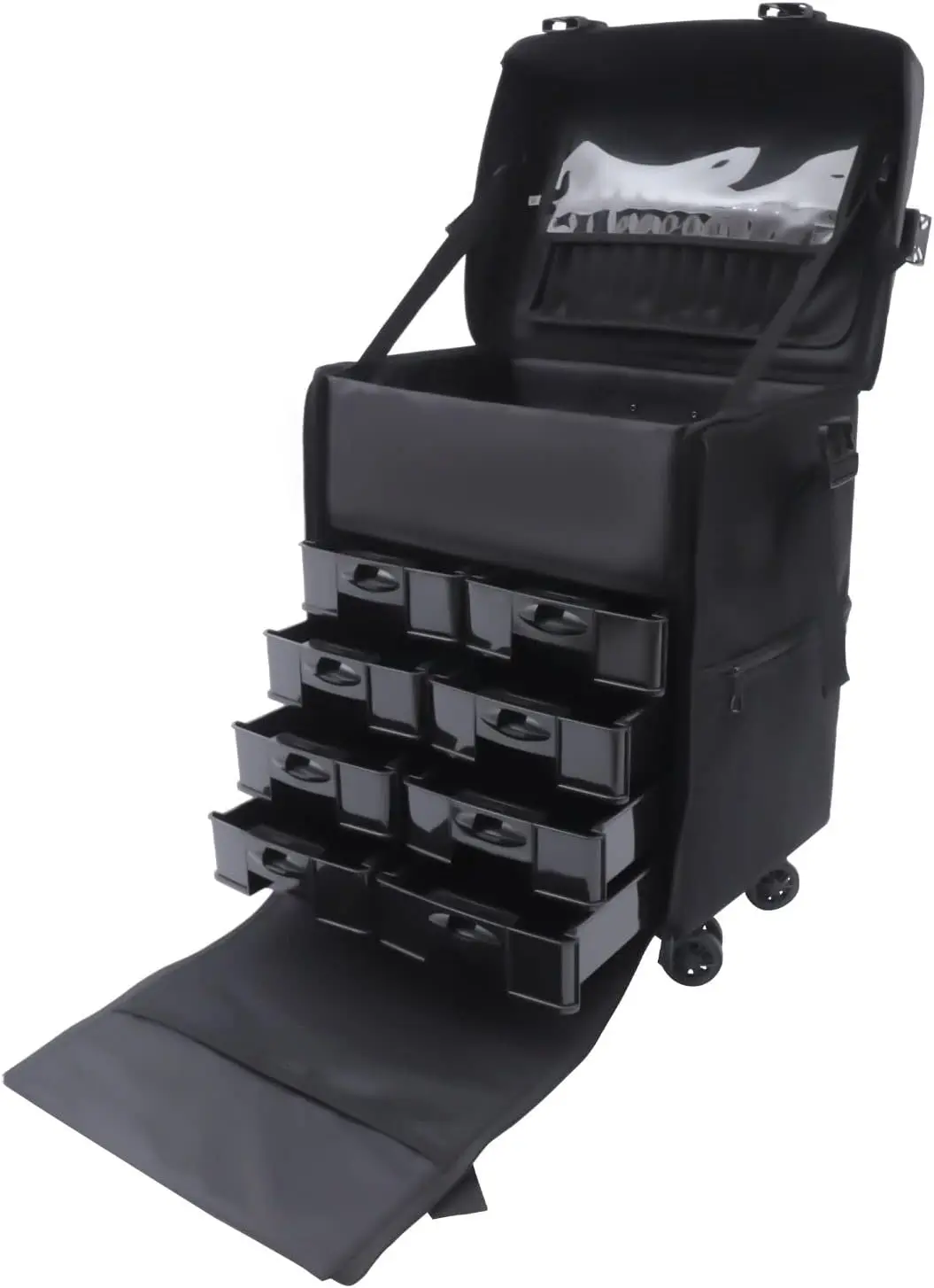 Large Portable Cosmetic Trolley with Wheels