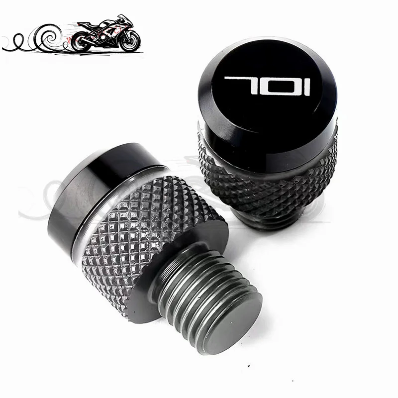 ل Husqvarna Svartpilen 401 250 701 Vitpilen 250 Norden 901 2018-2024 دراجة نارية CNC المرايا ثقب التوصيل مسامير قبعات الموضوع الترباس