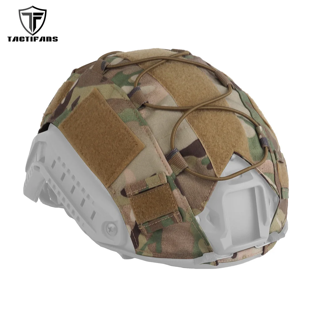 FAST Tactical Helmet Cover Hook And Loop Attachment  Bungee Shock Cord Retainer For Ops Core FAST SF High Cut Ballistic Helmet