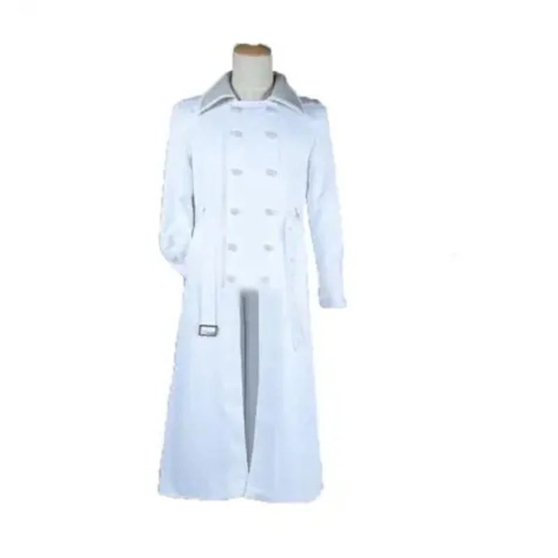 

Anime Black Bullet cosplay brother white full sleeves trench coat for men casual cosplay costumes