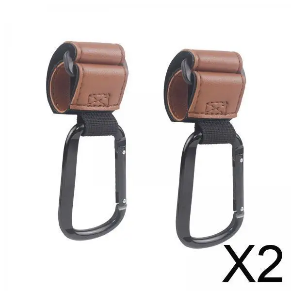 

Multipurpose Stroller Hooks with Aluminum Alloy Durable Clips Baby Stroller Organizer for Diaper Bags and Handbags