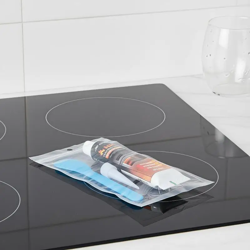 Heat Resistant Silicone Glue 50ml High Temperature Non-toxic Bond for Oven Panel Metal Glass Food Equipment Fix