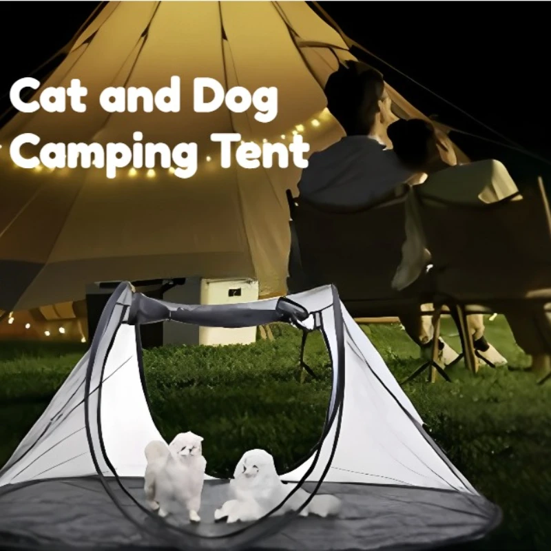 

Outdoor Cat Dog Camping Tent Folding Storage Tent Outdoor Travel Pet Play Care Room Suitable for Indoor Outdoor Pet Shelters
