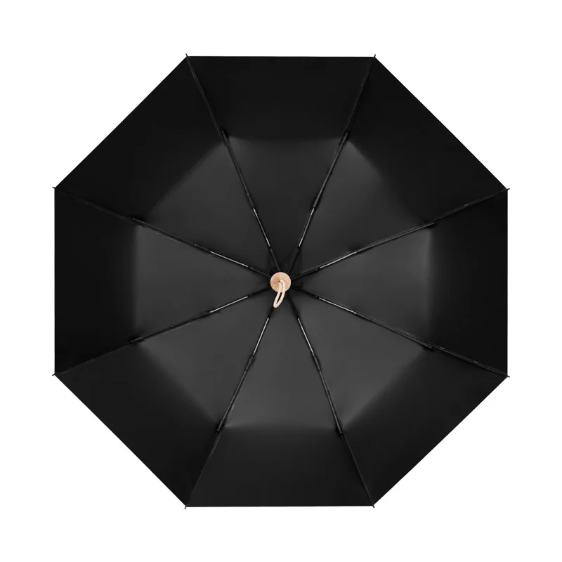 Small Fresh Polka Dot Pattern Three Folding Umbrella Black Coating Sun UV Protection Rain Umbrella Women\'s Sunshade Umbrella