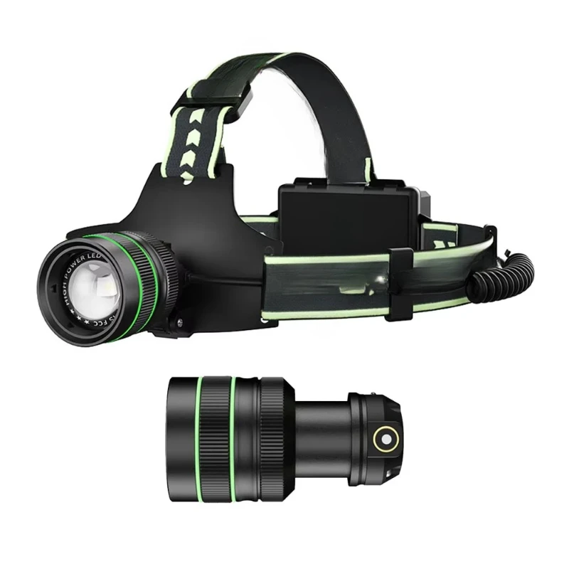 

Camping Portable Rotary Miner Light Emergency Type-C Light Aluminum Rechargeable Zoom Cobb Light Emitting Diode Motion