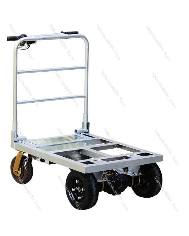 Pull Huangsha Cement Electric Trolley Pallet Folding Flat Truck Pull Tile Trolley Load