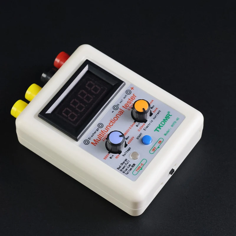 TKDMR 0-4000V Voltage Withstand Capability Test and Voltage Discharge 2-in-1 Tester, Voltage Withstand Test, Discharge Tool