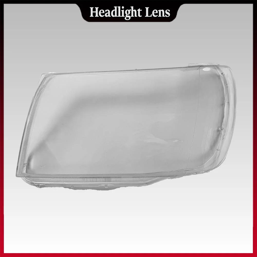 أضواء السيارة الأمامية الزجاج لتويوتا لاند كروزر 2005 2006 2007 غطاء المصباح الشفاف استبدال قطع غيار السيارات عدسة أصلية