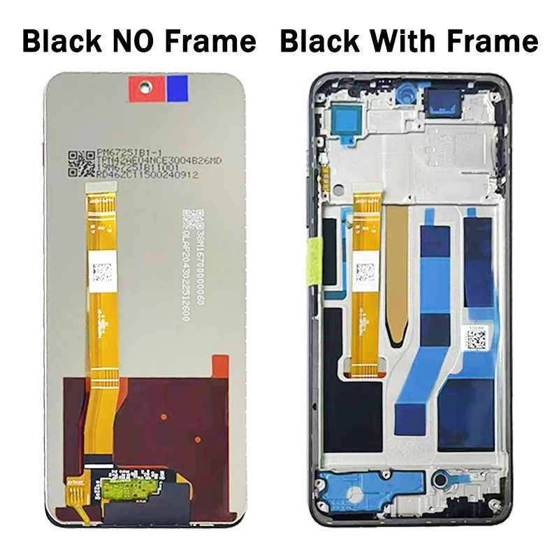 6.72 “inch For Oppo Realme 10 Pro LCD RMX3663 RMX3660 RMX3661 Display Screen Touch Panel Digitizer Assembly Replacement
