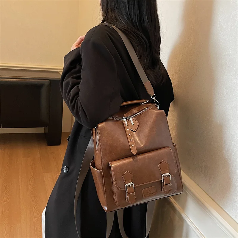 

Backpack Women Retro Versatile Kids Backpacks for Boy Simple Travel Backpack School Bags Designer Bags Class Bag Girl Mochila