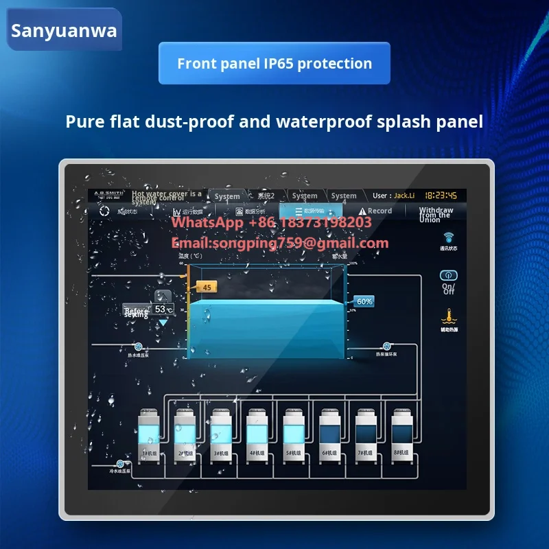 

Senyouwo Embedded Computer Industrial Control Touch All-In-One Machine 10-12-15-15.6-17-19-21.5 Inch Ultra-Narrow Edge