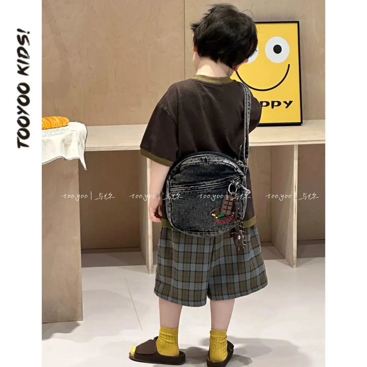 Baby Boys Children Summer Kids Fashion casual Gray Black Lettrt TShirt +Pocket Shorts 2Pcs Sets Streetwear Handsome Suits Clothe