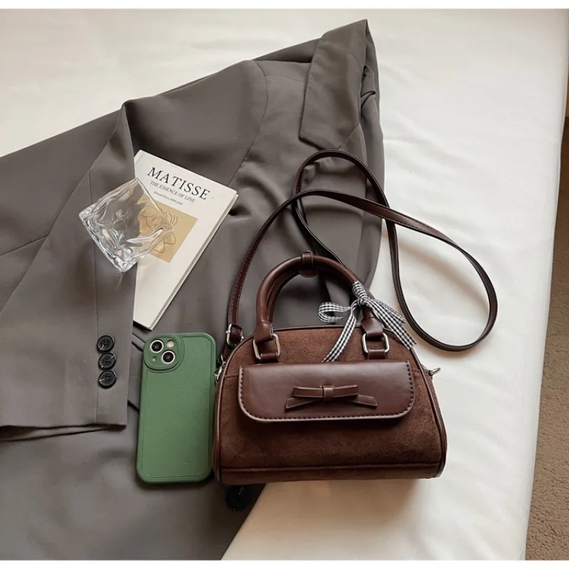 جديد بلون فو الجلد المدبوغ حقائب كتف شعبية رائجة البيع واحدة تحت الإبط الرجعية البساطة تصميم حقائب كروسبودي للنساء #3