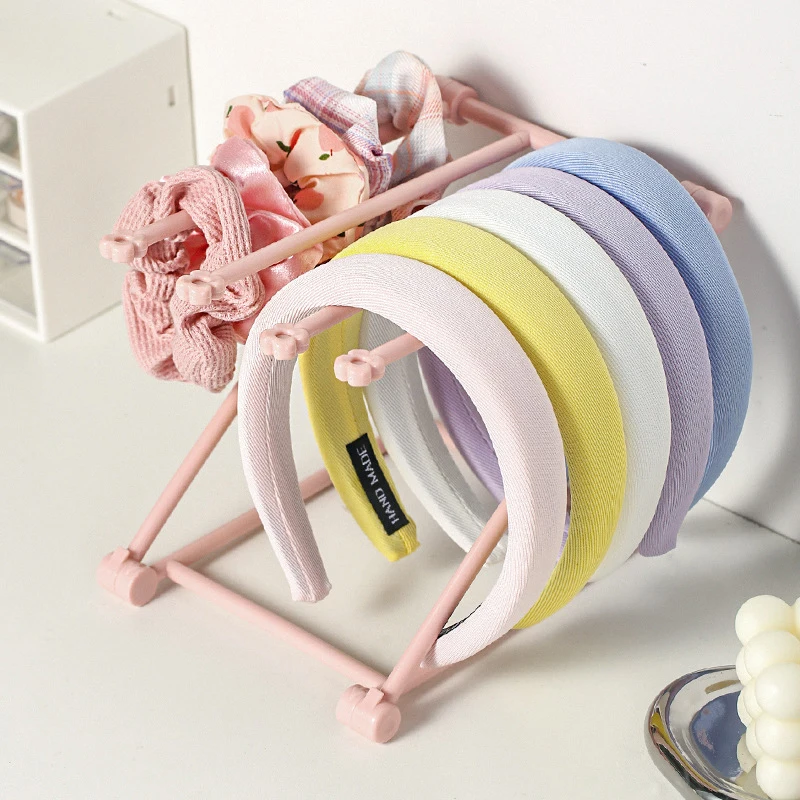 

Foldable Plastic Jewelry Display Racks Ring Earring Hair Band Accessories Storage Organizer