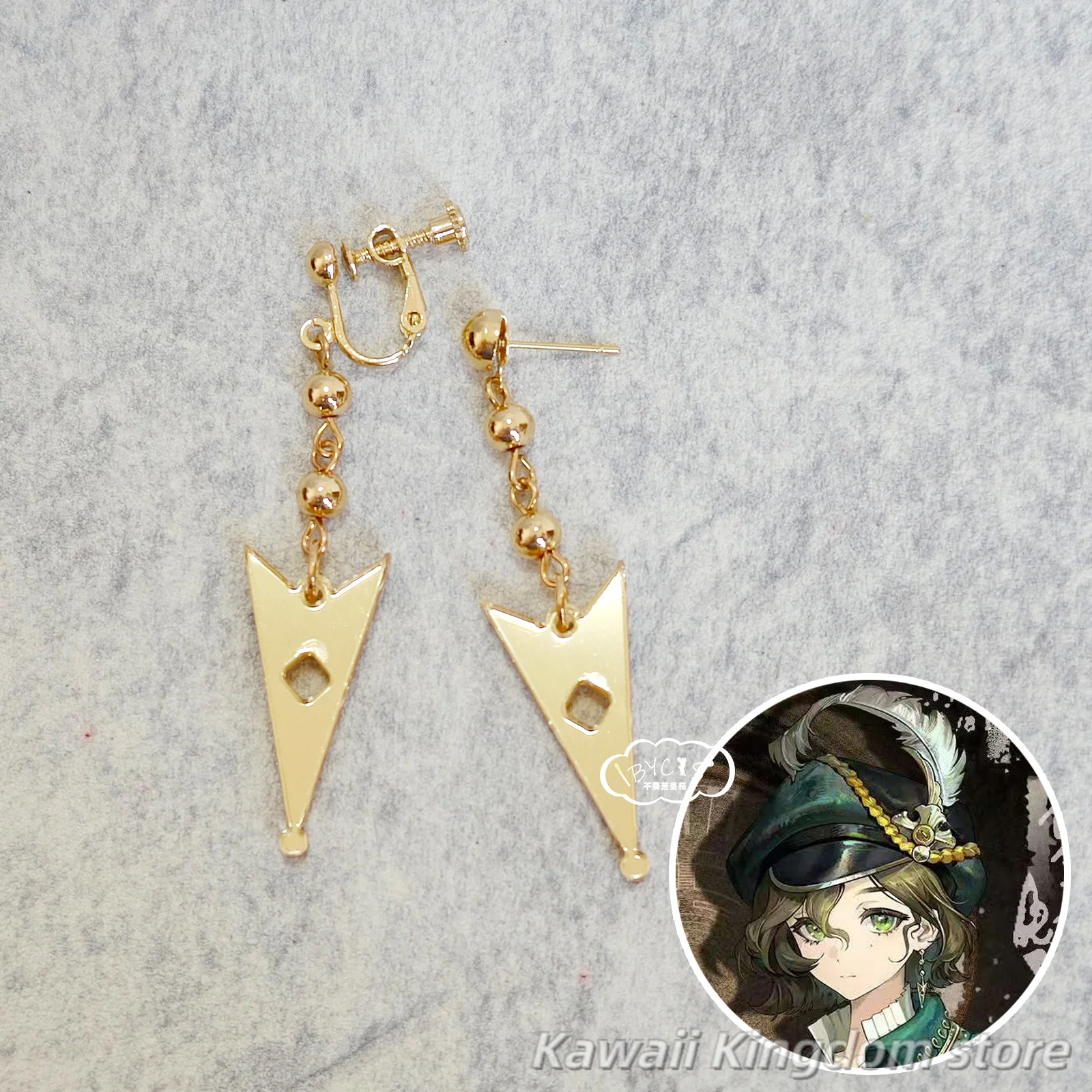 Reverso: 1999 Recoleta Anime juego Cosplay pendientes colgantes Clips de oreja pendientes de moda accesorios de joyería regalos