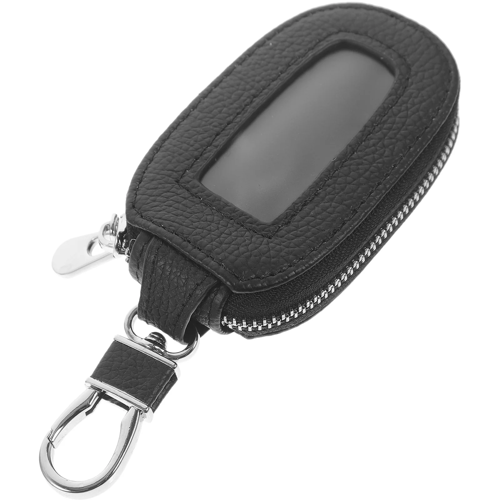 

CVUTOVO Portable Car Key Pouch Lightweight Zipper Case with Soft Lining for Daily Use
