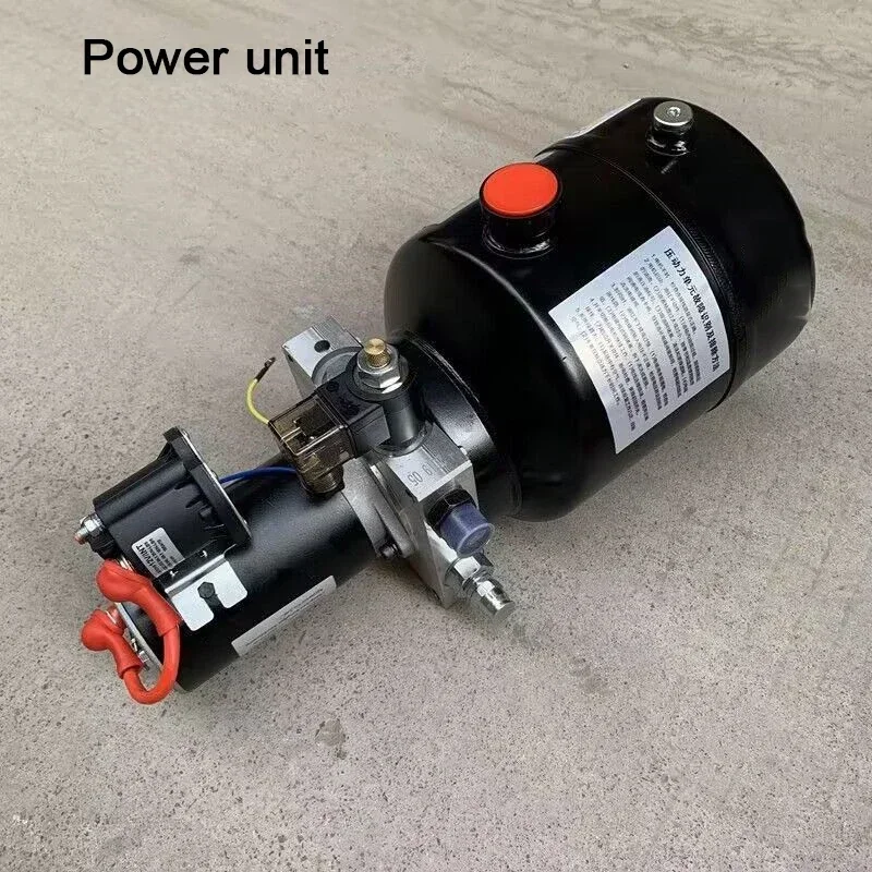 Pièces de Modification hydraulique de décharge, Kit d'auto-déchargement hydraulique, levage de commande électrique, Tricycle électrique