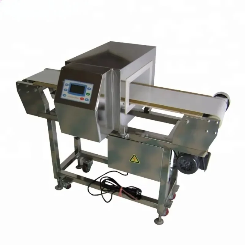 Customized Food Industrial Conveyor Belt Metal Detector Machine High Sensitivity Detects All Mixed Metals In Solid Food