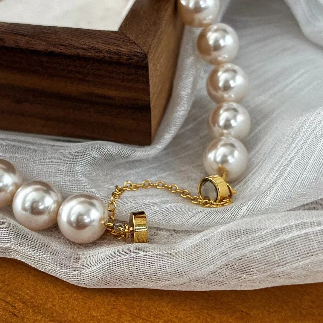 Magnetic Clasp Tassel Bracelet, Vintage Ivory Fringe Hand Chain, Elegant Everyday Accessory for Her Gift - view 4