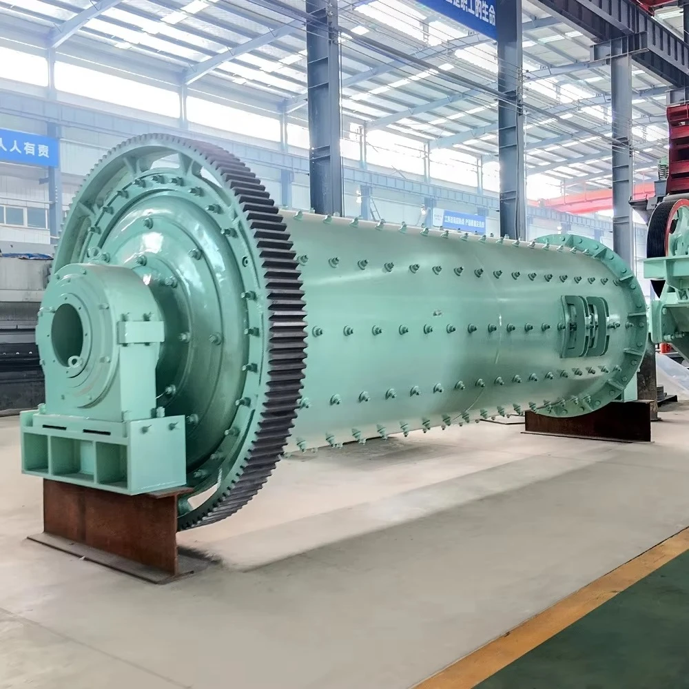 Heavy Duty Ball Mill Grinder Industrial Crushing Grinding Machine for Limestone Cement Rock Ore Processing Customized
