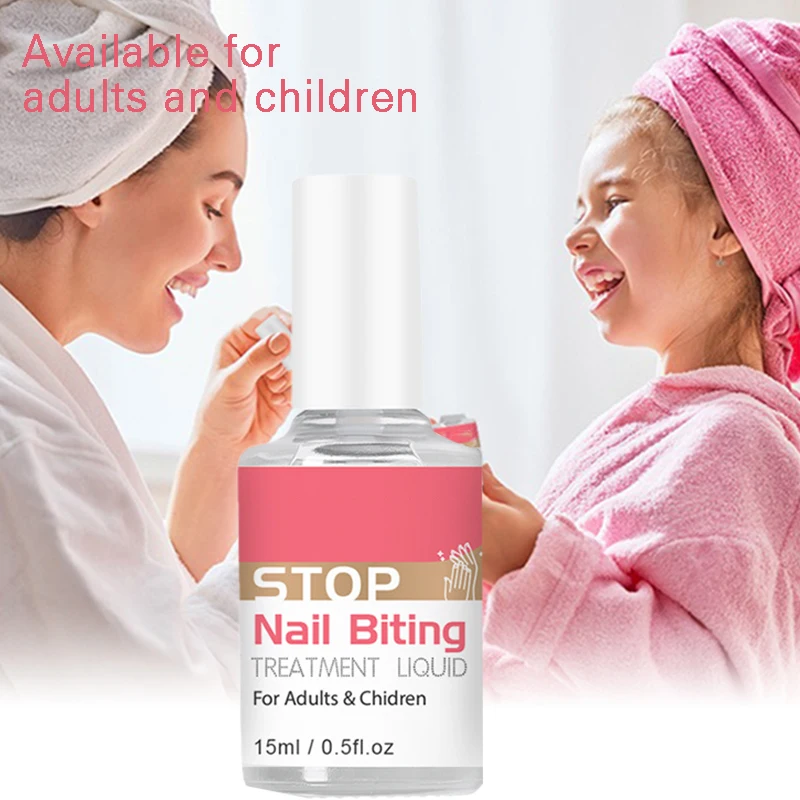 10ml Stop Nail Biting Treatment Liquid Stop Bitter Liquid Cuticle Care Supplies For Children Adults