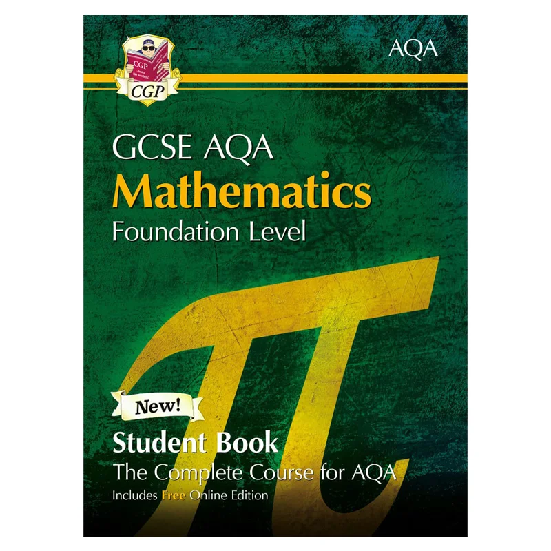 GCSE Maths AQA Student Book  Foundation With Online Edition CGP Books Coordination Group Publications 9781789083095 Book