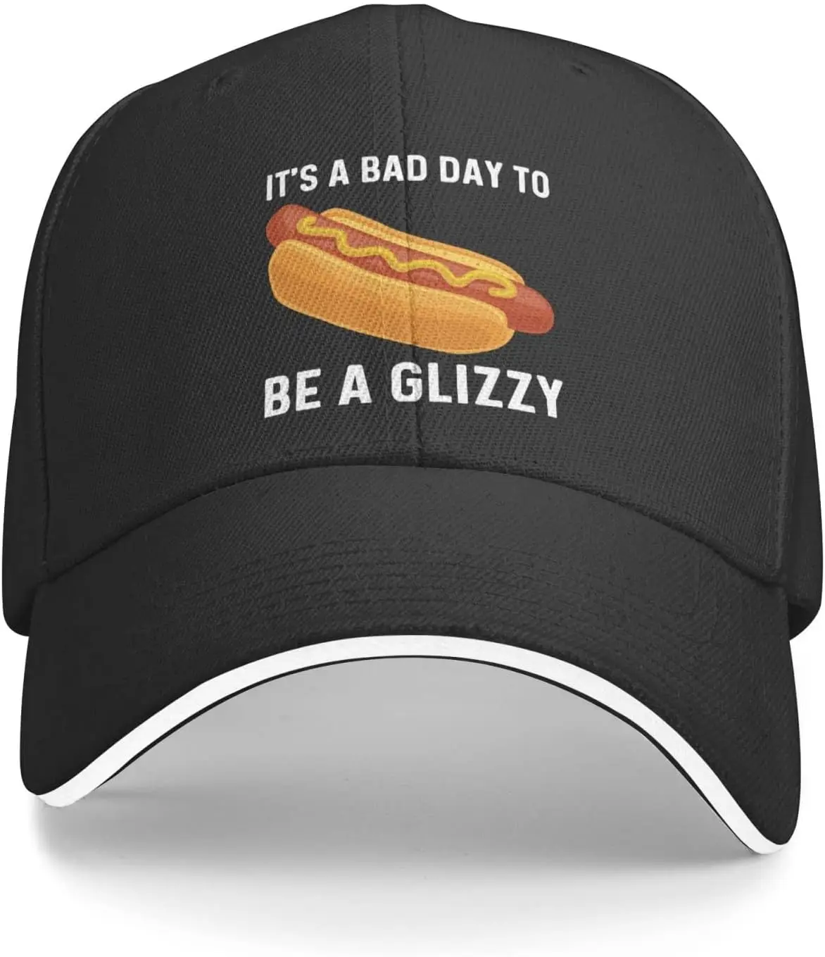 It’s A Bad Day to Be A Glizzy Hat Women Baseball Hat Fashionable Cap