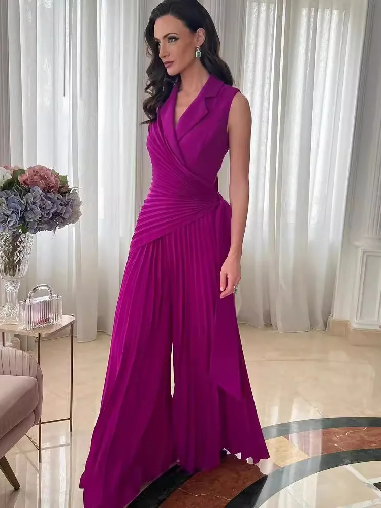 

Новинка 2025 года, широкие брюки с высокой талией, женские повседневные свободные брюки для похудения, длинные брюки, цельные брюки из полиэстера для поездок на работу