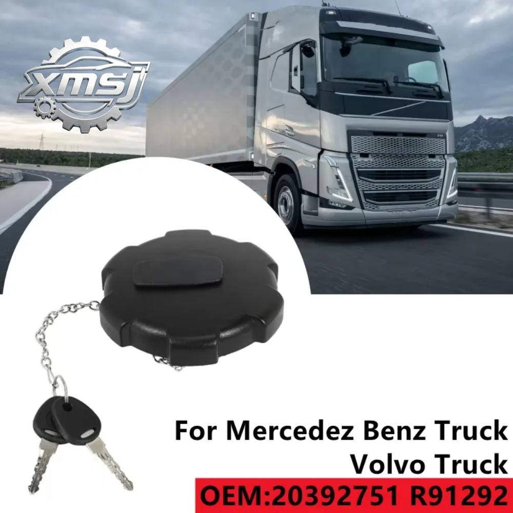 Tapa  tanque  combustible para camión, tapa  Gas con cerradura  llave, piezas exteriores para camión Volvo Mercez Benz 20392751