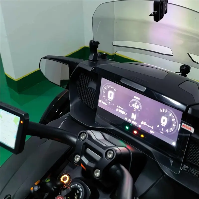 A95E-HD Clear For Can-Am Spyder F3/F3-S/F3-T/RT/RT-L 24-26 Motorcycle Dashboard Instrument Screen Protector Film Sticker 2PCS