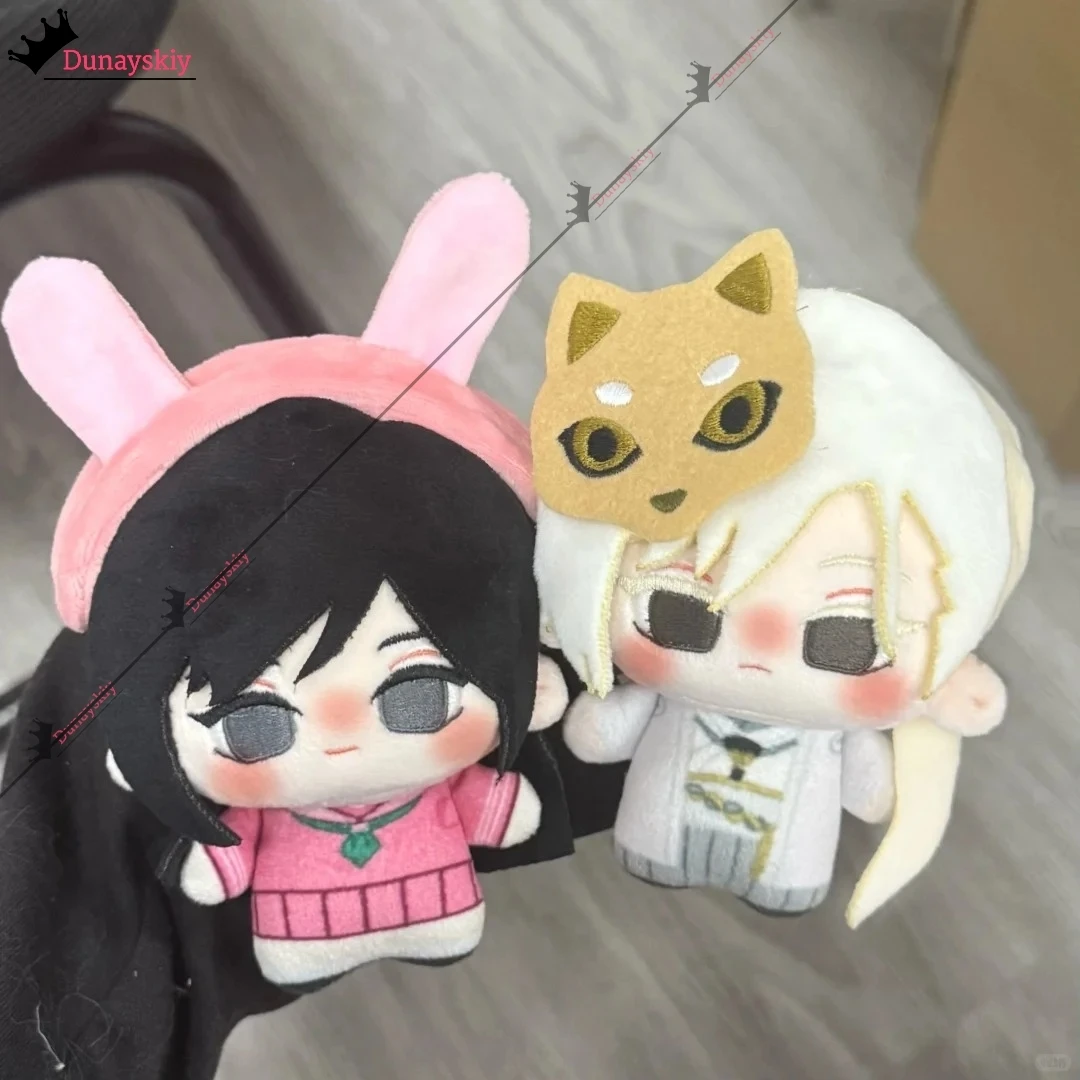 Horror F juego Hinako Shimizu/máscara de zorro disfraz de Cosplay accesorio de mano esponjoso 10CM KAWAII colección de Anime disfraz exhibición