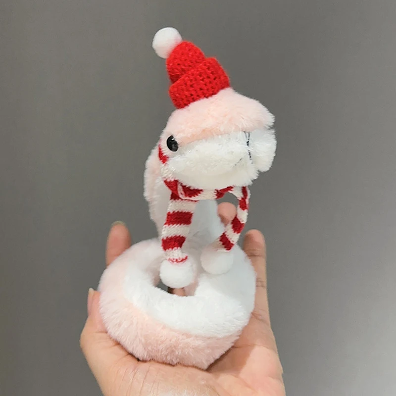 

Innovative Snake Stuffed Toy, Adorable Pink Cartoon Doll, New Year's Mascot, Room Decoration Wristband Accessory