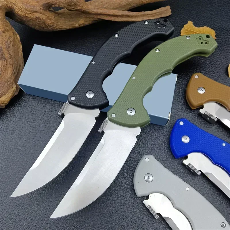 CS-21TTL Talwar High Quality Folding Knife 8Cr13Mov Blade G10 Handle Outdoor Survival Camping Hunting Pocket Knife EDC Tools