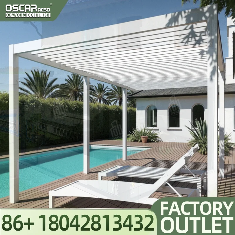 European Standard Door for Front House Patio Outdoor Structure Pergola