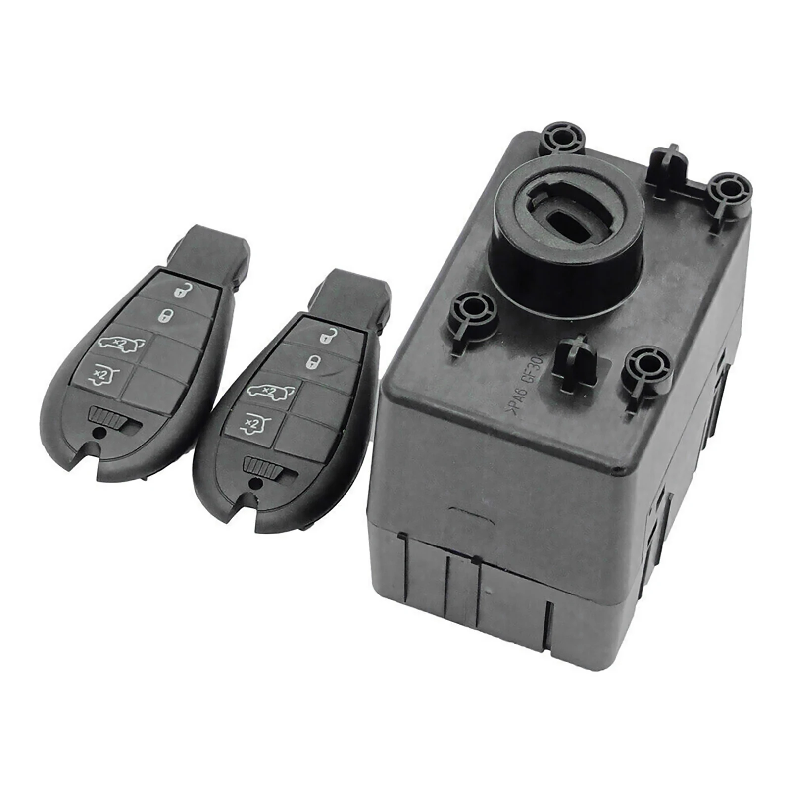 Módulo de nodo de interruptor de encendido inalámbrico para coche, accesorio con 2 llaves de piezas Fob para Dodge Charger Ram 1500 2500 3500, 68210150AB, 1 unidad