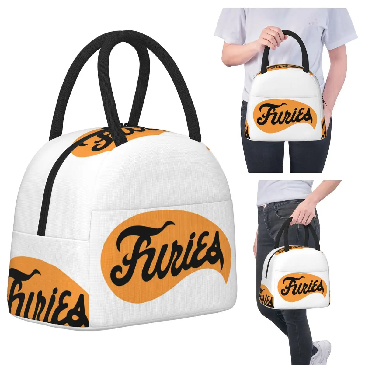 

Изолированная сумка для обеда The Baseball Furies Gang для детей, школьный холодильник, термосумка для еды, портативная коробка для завтрака, контейнер
