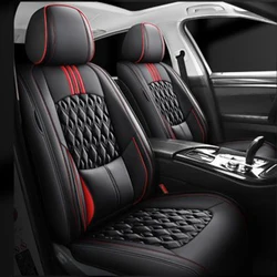 Leather Car Seat Cover for Renault Duster Clio Megane 2 3 Fluence Scenic Captur Logan 2 Arkana Front Rear Cushion Accessories