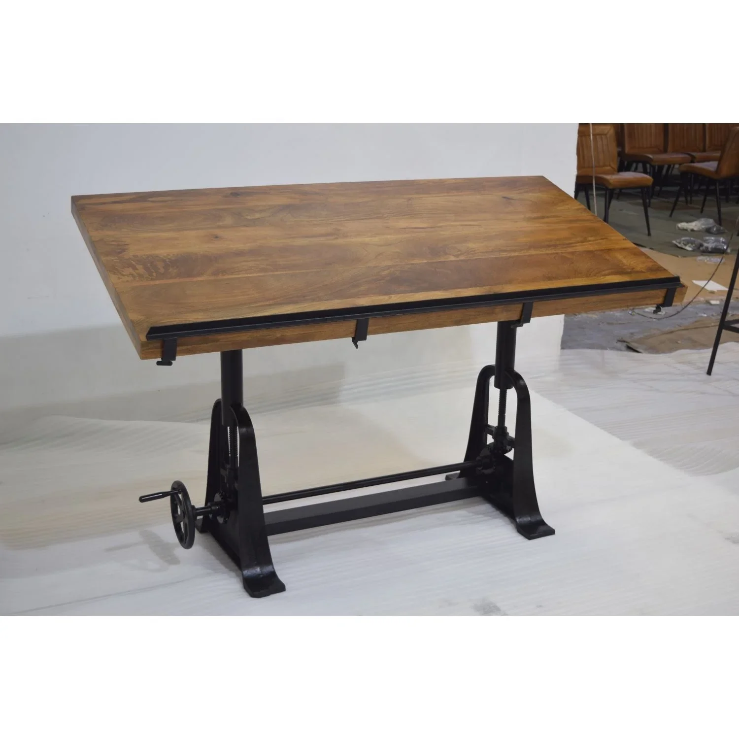 Industrial antique style American hand-held cast iron drawing writing painting engineer drawing
