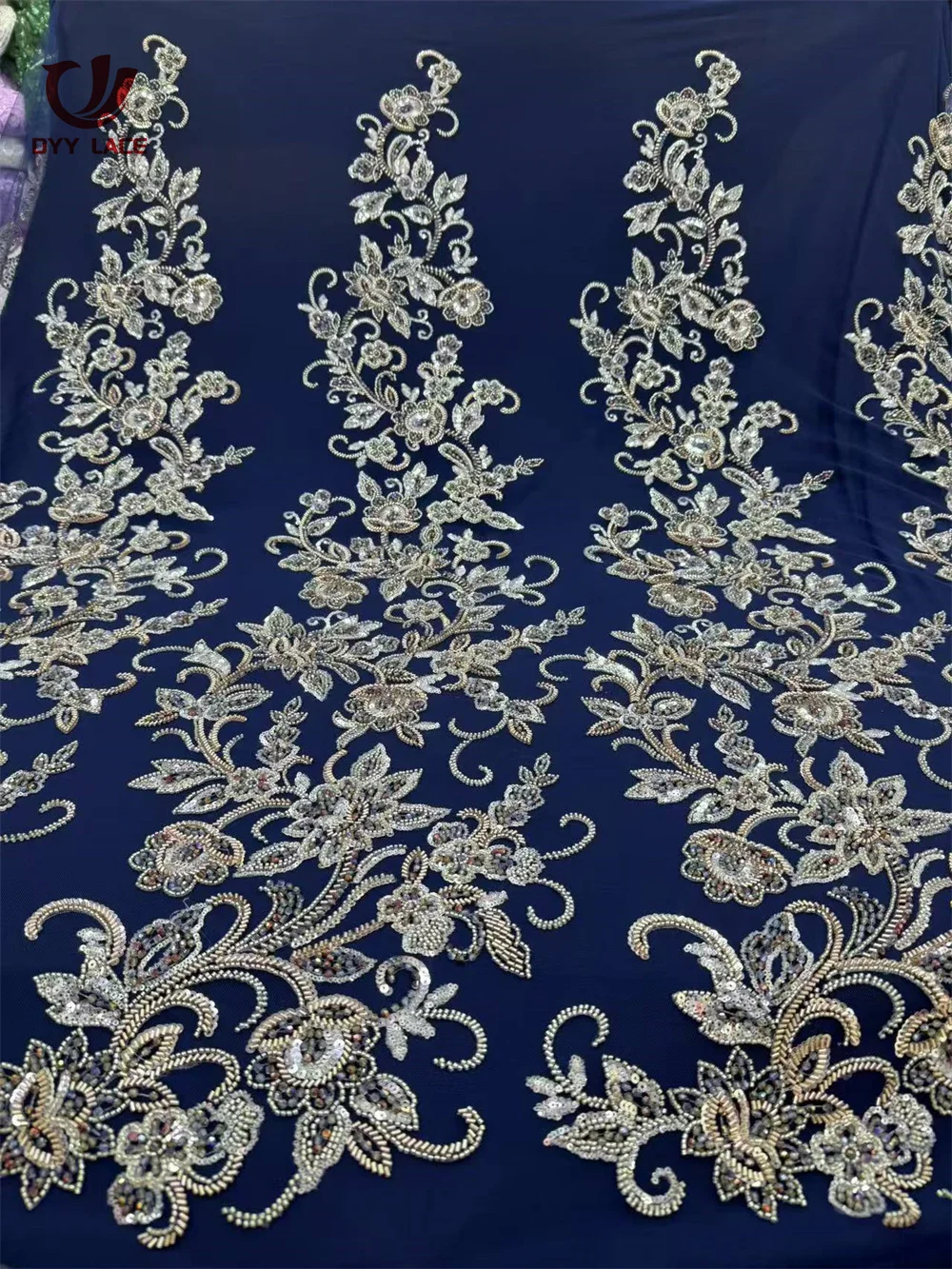 

Роскошная африканская кружевная ткань с блестками для жениха, 2021, высокое качество, французская нигерийская кружевная ткань с камнем для свадебного платья, 5 ярдов