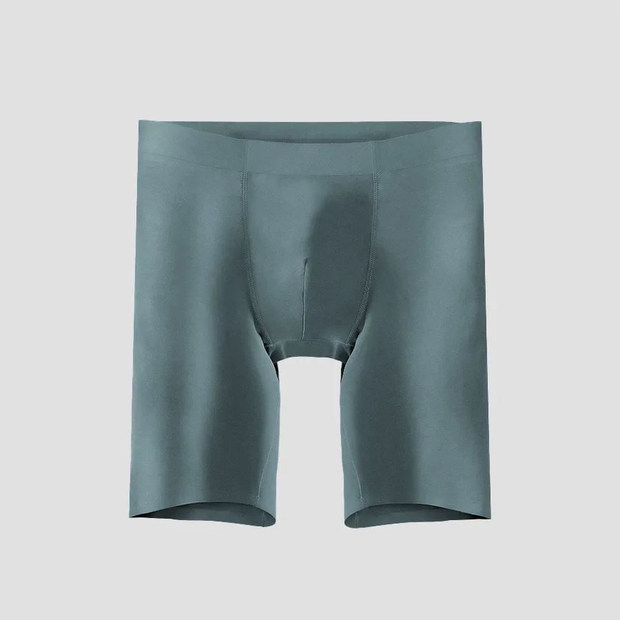 5PCS Men's underwear, men's seamless sportswear, extended anti-rubbing leg pants, and men's large-sized shorts
