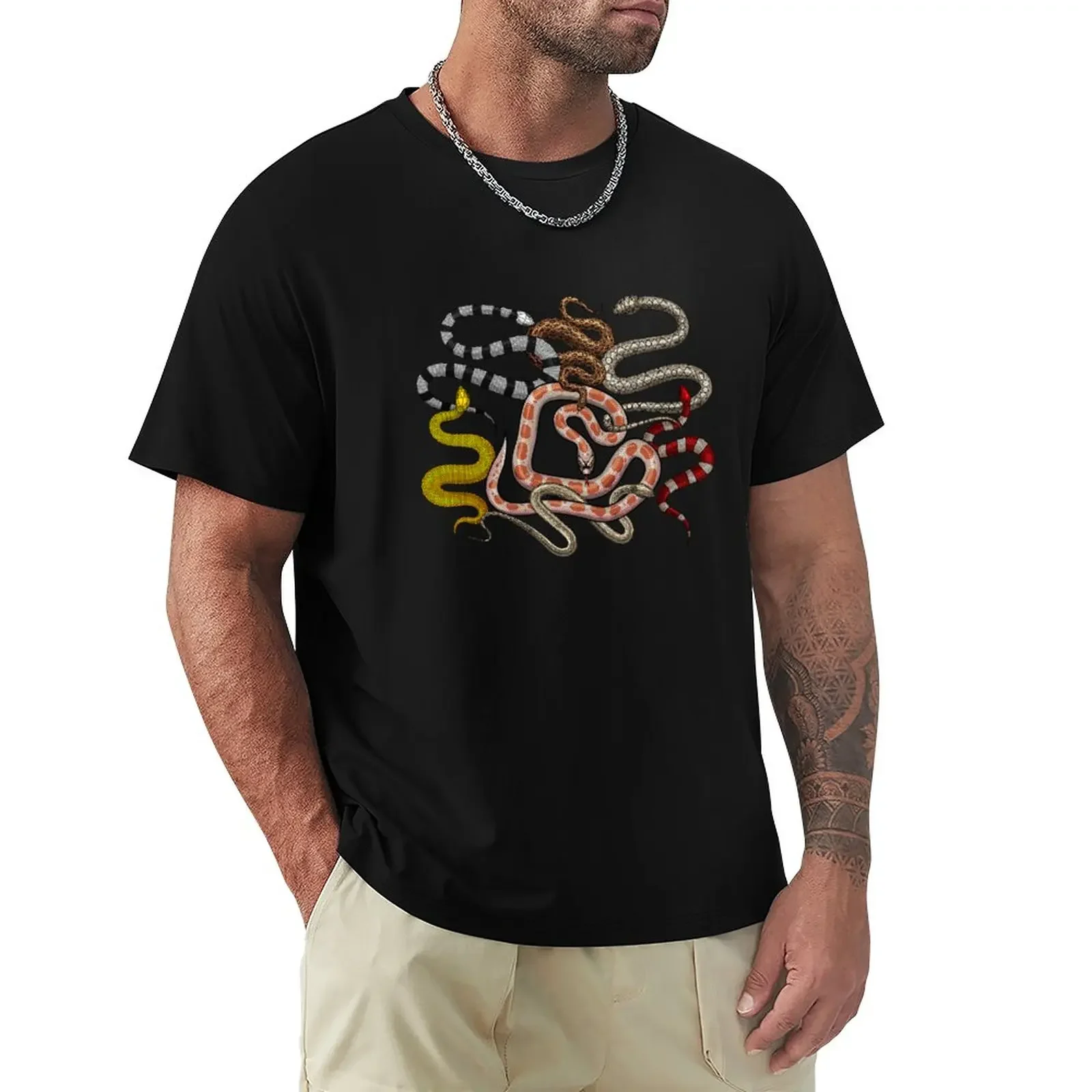 Cool Snake For Men Women Boa Serpent Corn Coral Rattle Snake T-Shirt