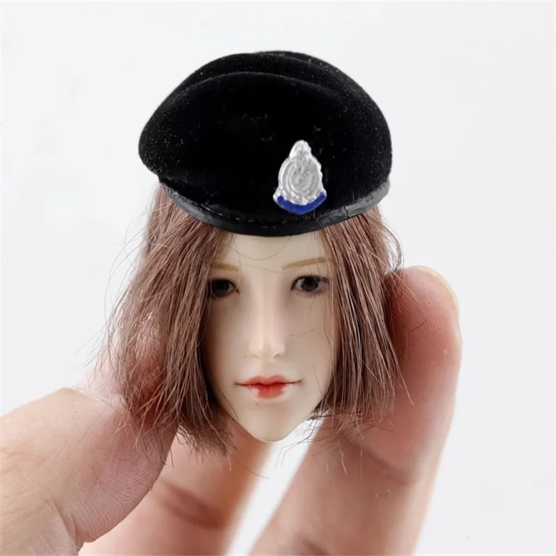 

1/6 Scale Female Soldier Beret Rubber Cap Model Toy Accessories Fit 12'' Action Figure Body In Stock