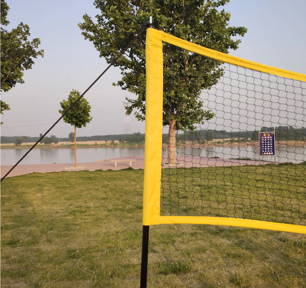 Portable Retailer 4 Way Volleyball Badminton Net 4 square Volleyball Net Four square Volleyball Net