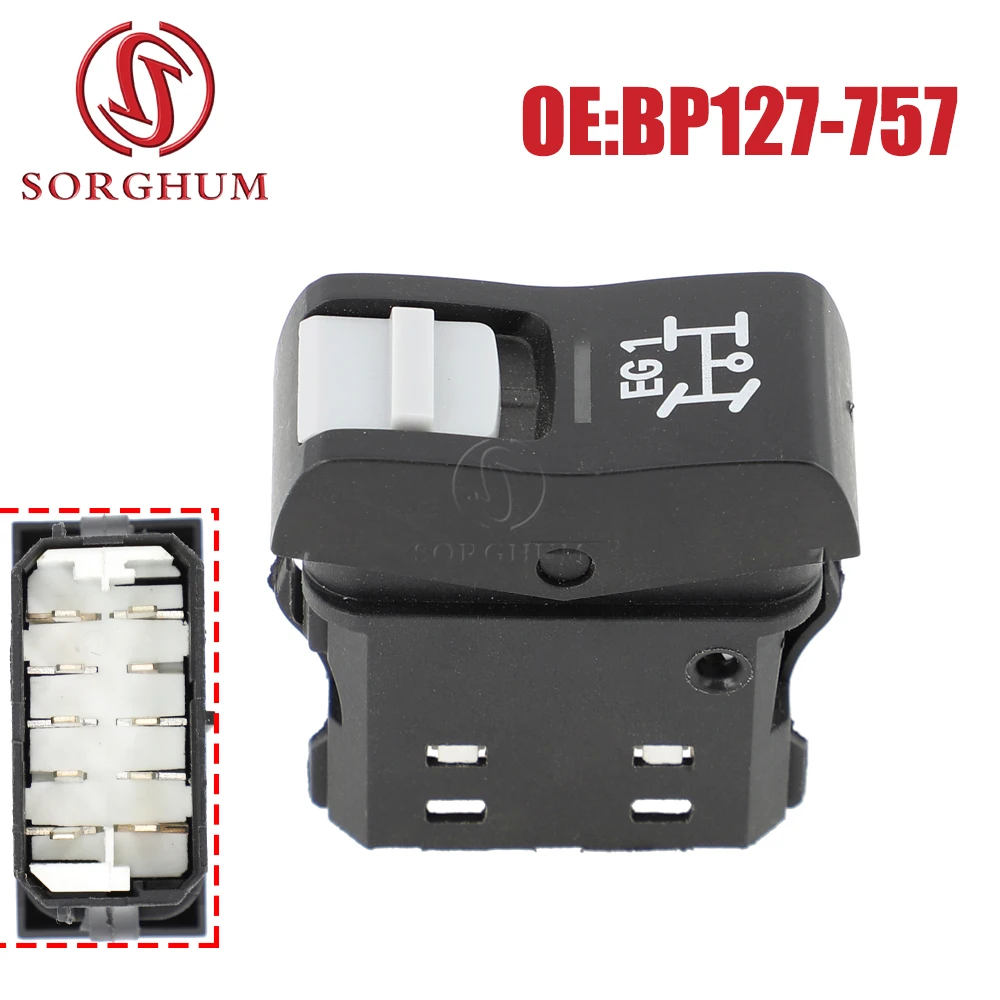 SORGHUM BP127-757 interruptor de bloqueo diferencial trasero automático para Scania P G R T Series 2004 2005 2006 2007 2018 botón único 1871840   Pieza del coche