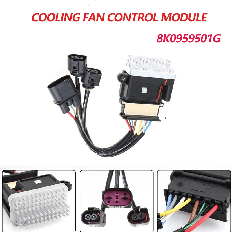 

Модуль управления вентилятором охлаждения для Audi A4 A5 Quattro 2009-16 Q5 2010-16 8k0959501G