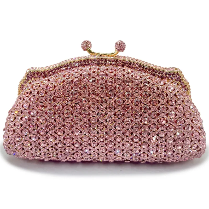 

Luxury Clutch Golden silver Rhinestone Diamond Evening Bag Christmas Gift Women's Wallet Wedding Clutch Rhinestone Handbag
